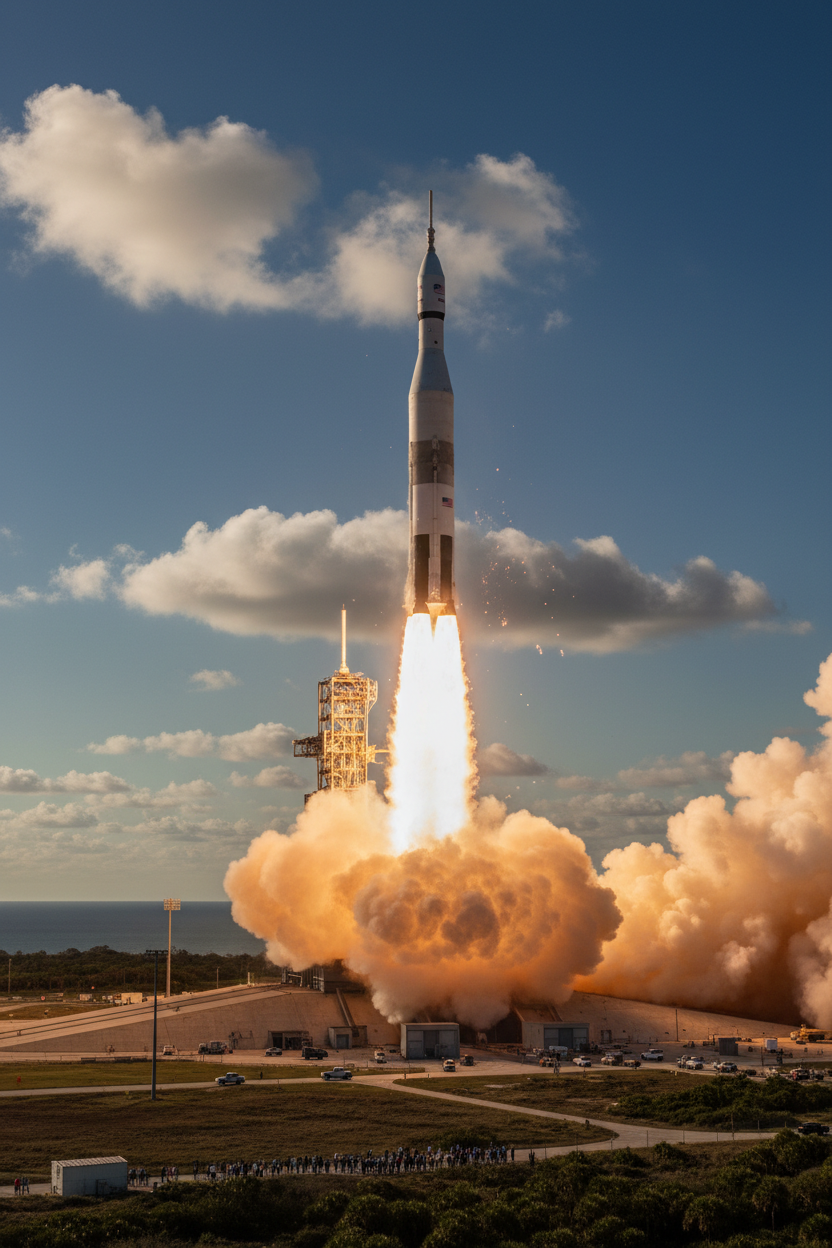 Saturn V Rocket Model